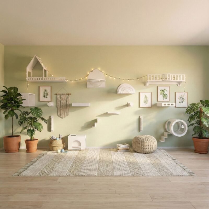 banner cat wall