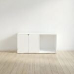 เฟอร์นิเจอร์ซ่อนกระบะทรายแมว MUCAT รุ่น Clean Box สไตล์มินิมอล