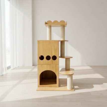 mucat-tower-wooden-cat-condo-minimalist