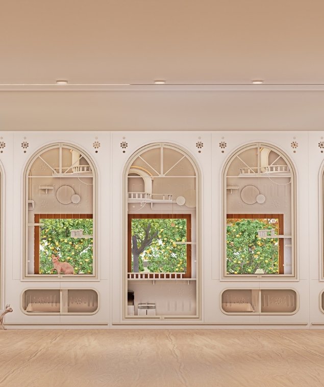 บริการรับออกแบบและสร้างโรงแรมแมว ระบบมาตรฐาน ครบวงจร โดย MUCAT Thailand